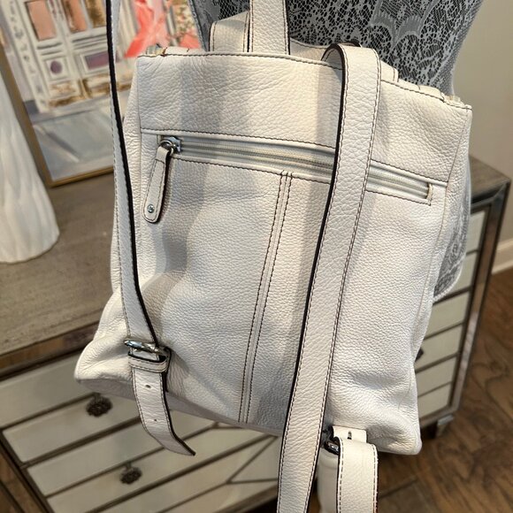 Tiganello Pebbled Leather Organizer Backpack main image 11